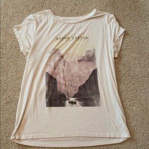 Cream Colored Graphic Tee